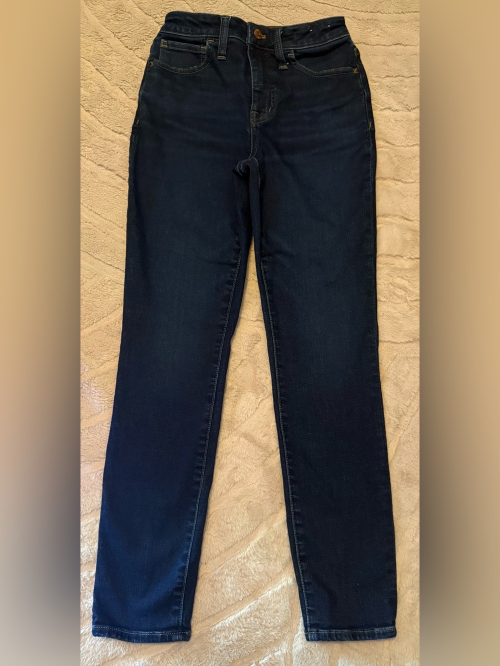Madewell Curvey Roadtripper Skinny Jeans in Dark Indigo